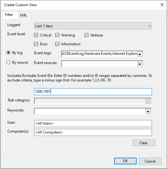 EventViewer_Custom_View