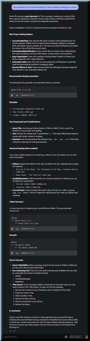Plex Movie File Naming