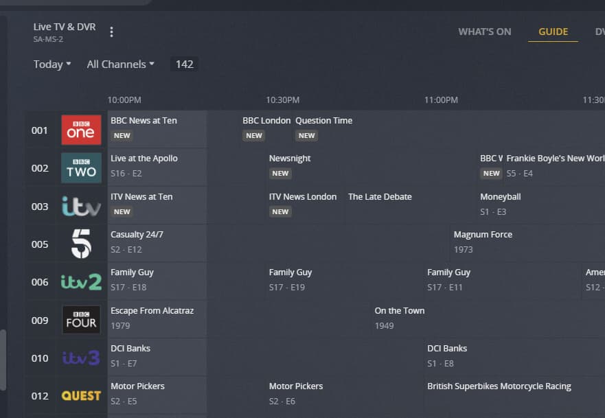 06-After RESCAN disbled channels no longer visible in grid