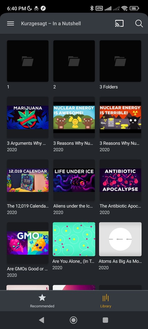 Only sort of broken if it contains folders