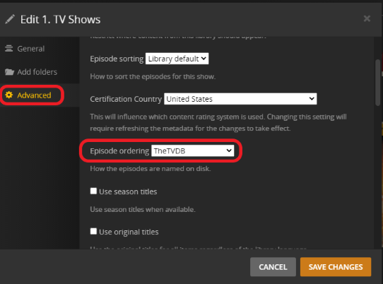 LIBRARY EPISODE ORDER 2