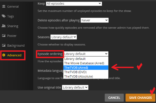 EPISODE ORDERING