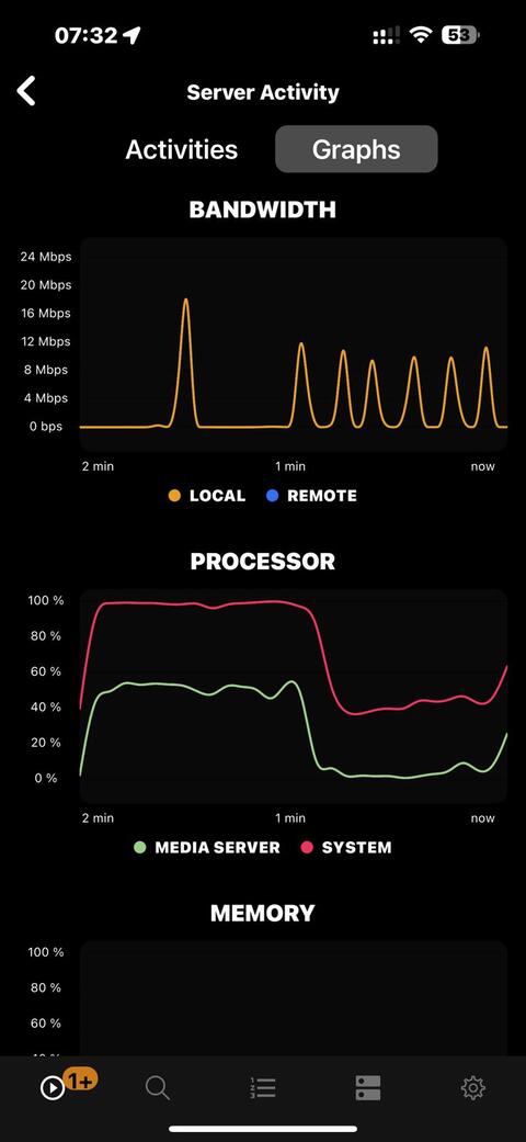 i7 Plex Dash Screen Grab