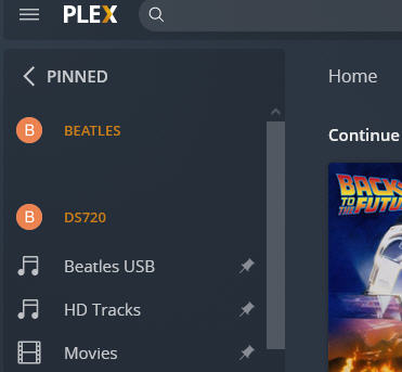 no left nav under new PC