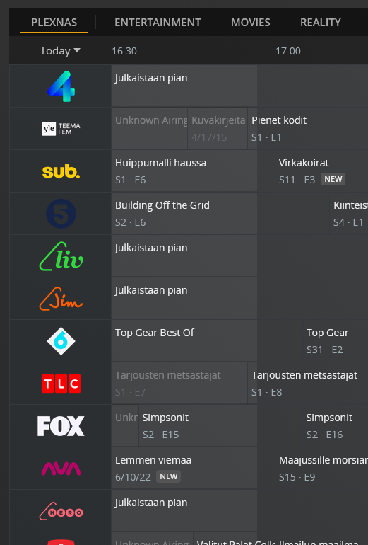 channels