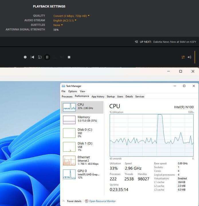 Plex version 1.40.5.8921 with GPU (2)