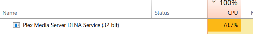 dlna cpu hungry