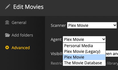 Agent is Plex Movie