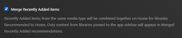 Merge Recently Added
