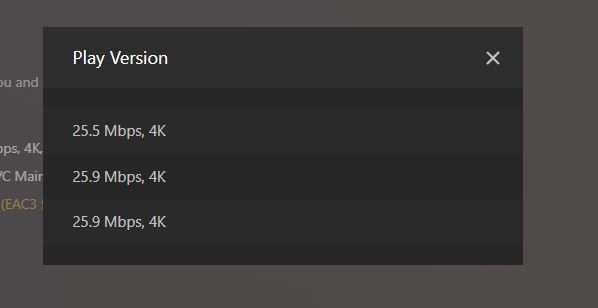 Plex Versions