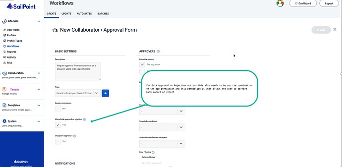 Approval Form Workflow Action