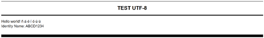 UTF-8 processed correctly