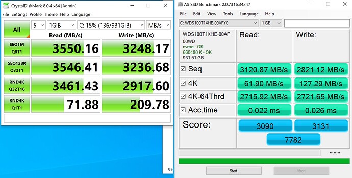 WD NVME 850