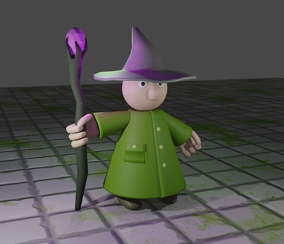 stylised wizard