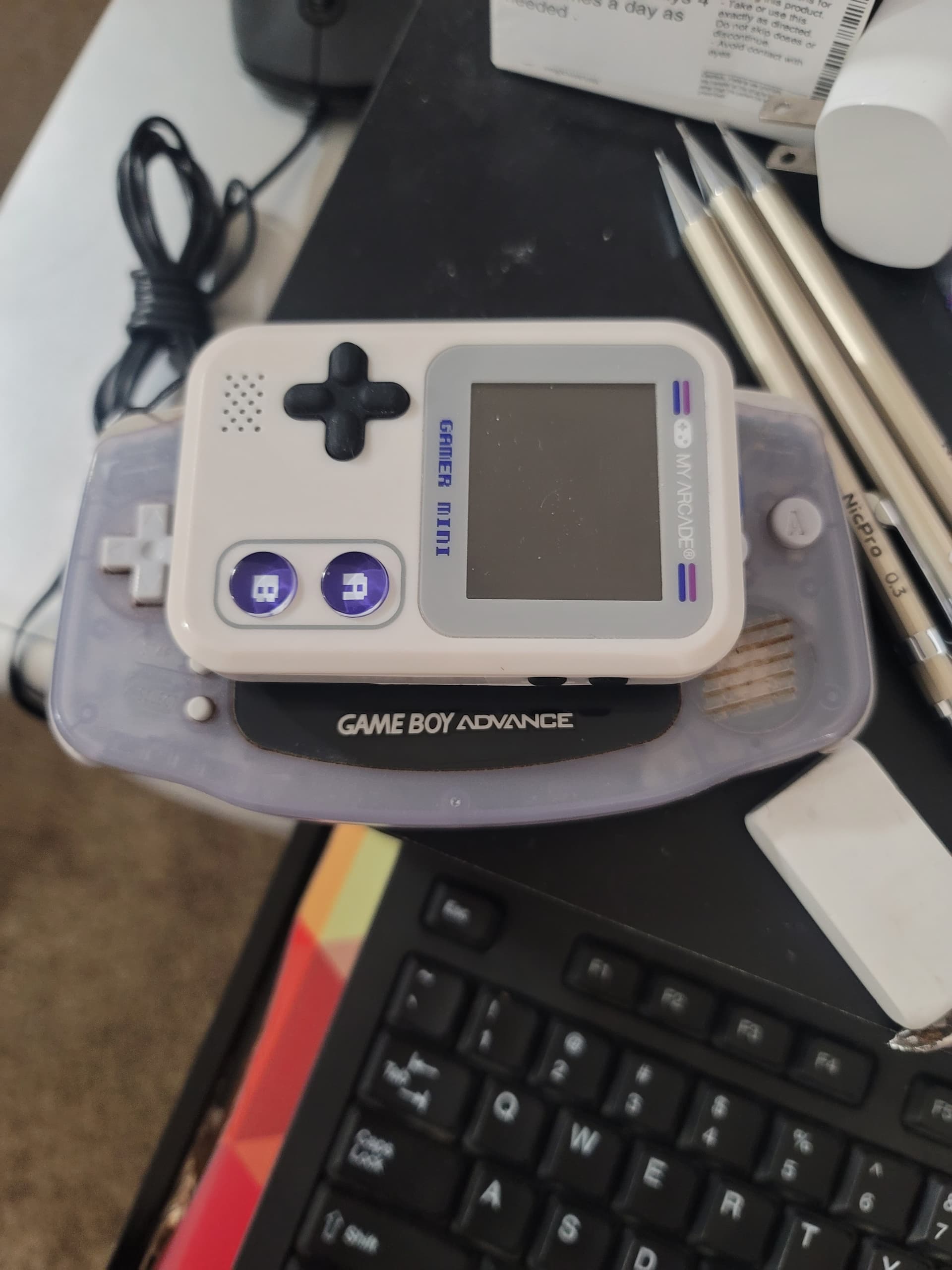 My Fiance' Got me a new hand held game console today Lounge