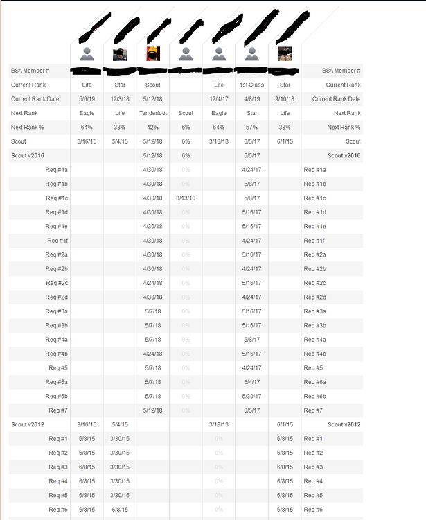 How do I get to the Advancement and Recognition Reports Using
