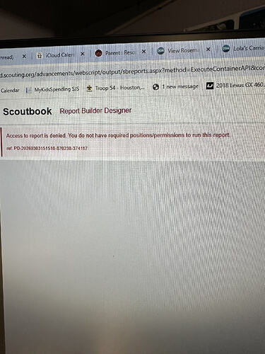 SB error access denied