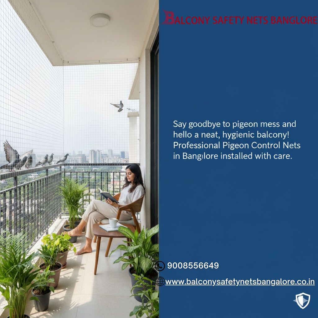 Are you tired of pigeons making your balcony or open space dirty and unhygienic?