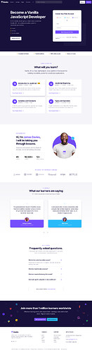 Courses Lead page Geeks