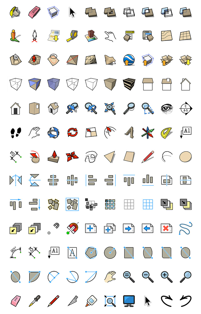 Toolbar Icons in SketchUp 2015 SketchUp SketchUp Community