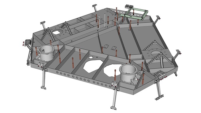 Equipment Plate In-Place No-Sidebeams Front-Above