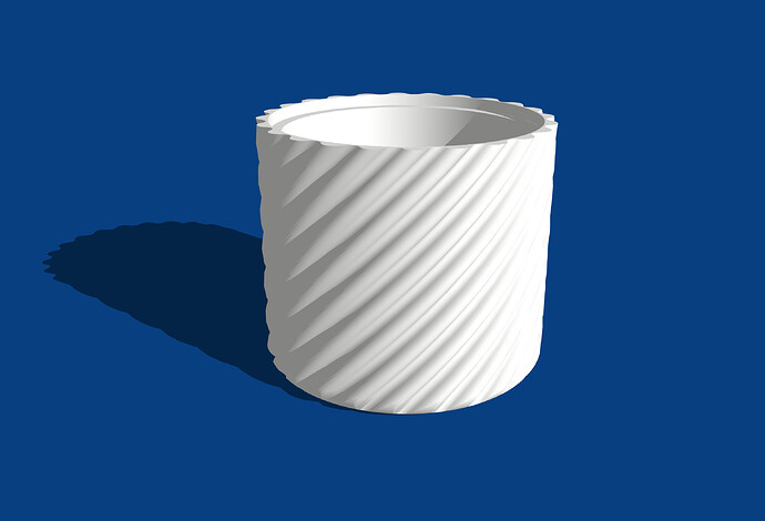 Planter house plant blue 3.2