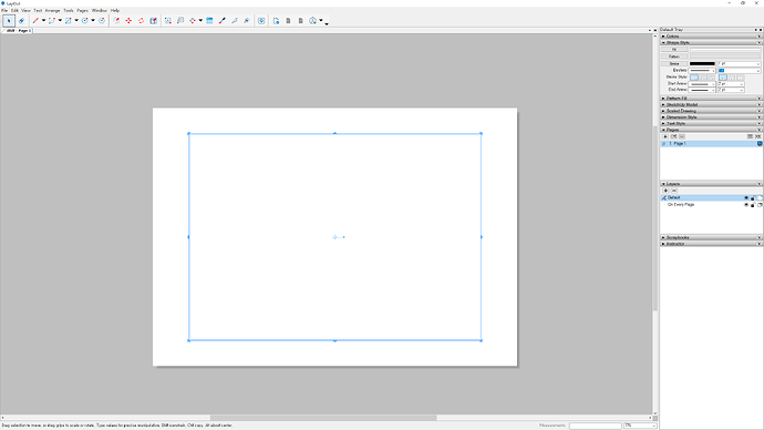 layout error