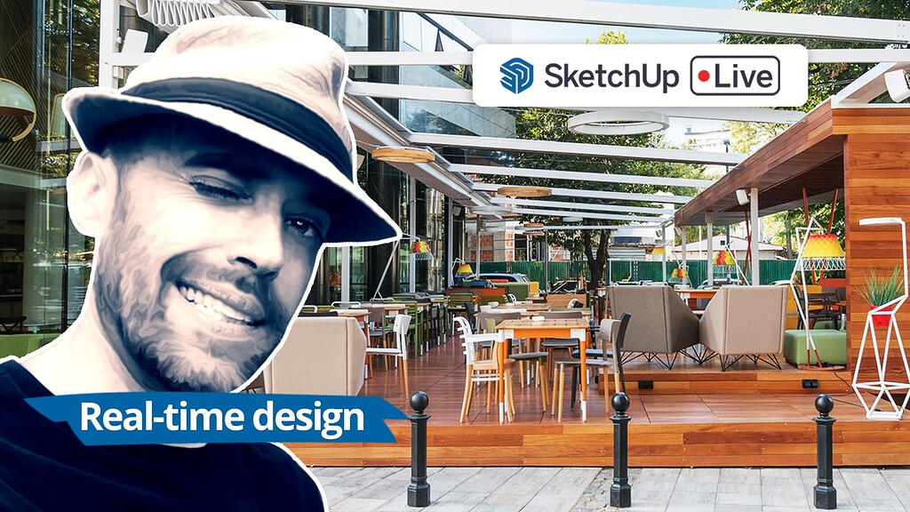 Sketchup Live Modeling Sidewalk Café Happenings Sketchup Community Sketchup Live Modeling Sidewalk Café Happenings Sketchup Community