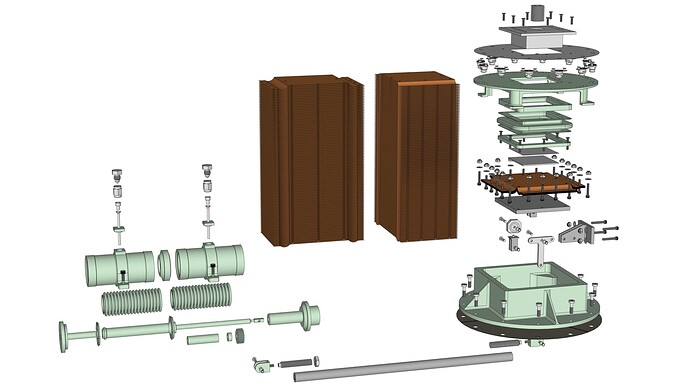 Thermal Switch Exploded Front-Left-Above