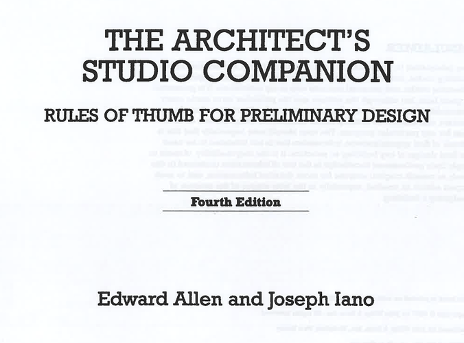 architects companion