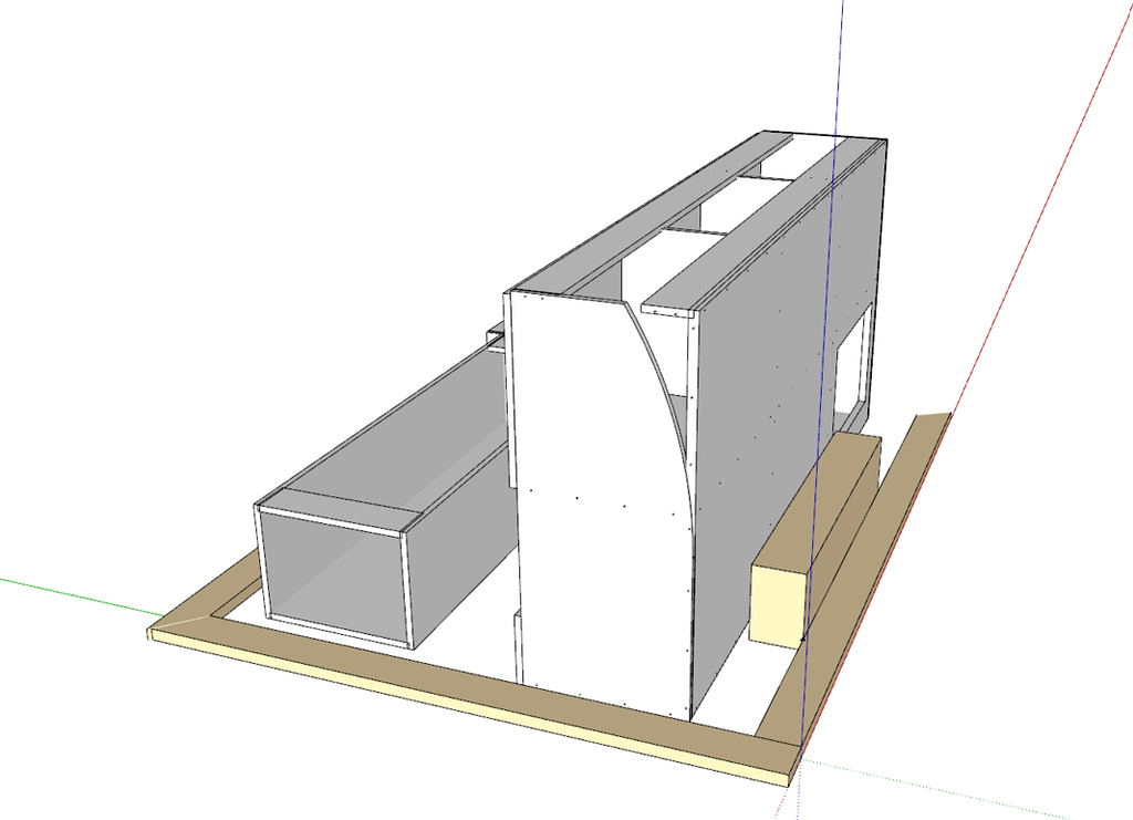 Push/Pull Question cut section from entire component? SketchUp