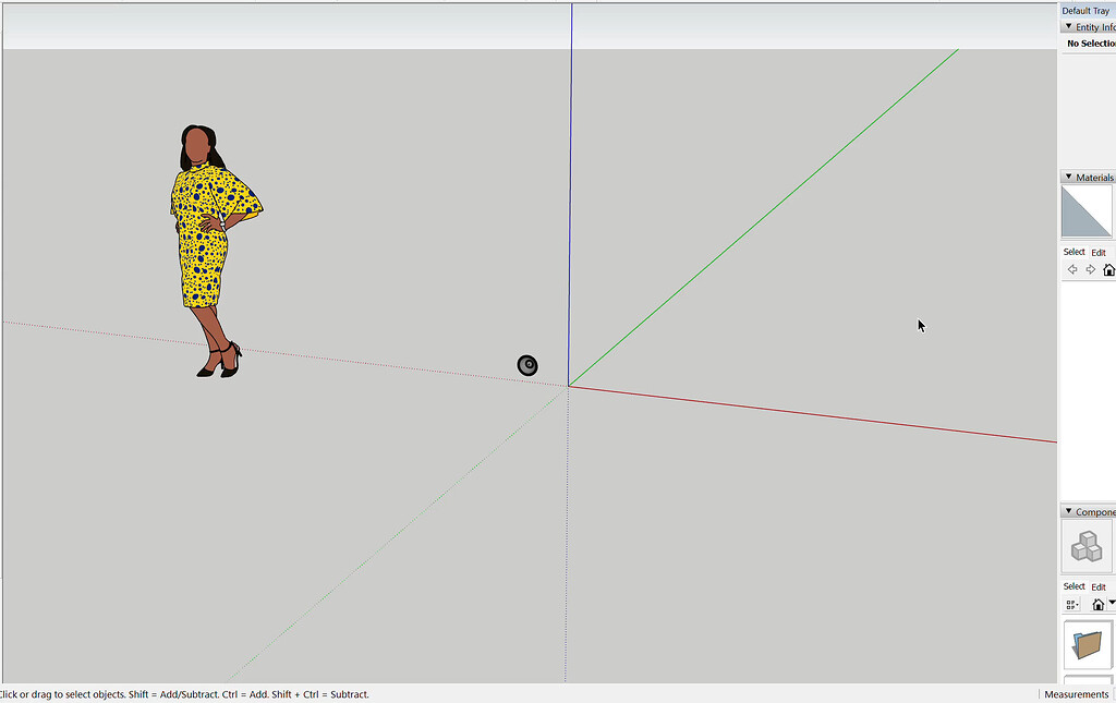 Error with graphic? Anybody know why work like this? SketchUp