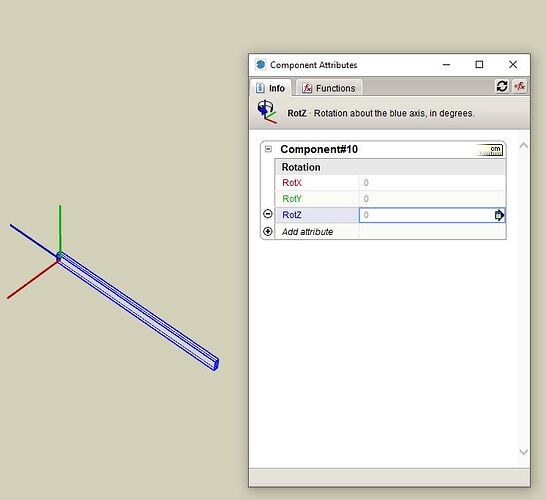 Sketchup DC Rot attribute1