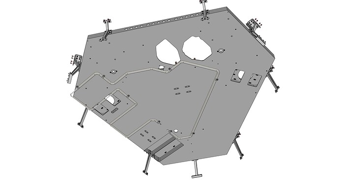 Equipment Plate In-Place No-Sidebeams Below