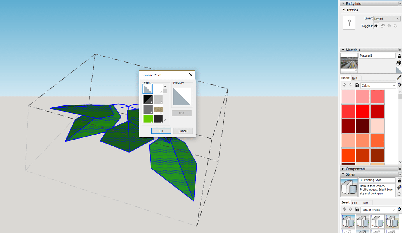 Paint bucket doesn't work SketchUp SketchUp Community