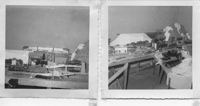 The first layout circa 1958