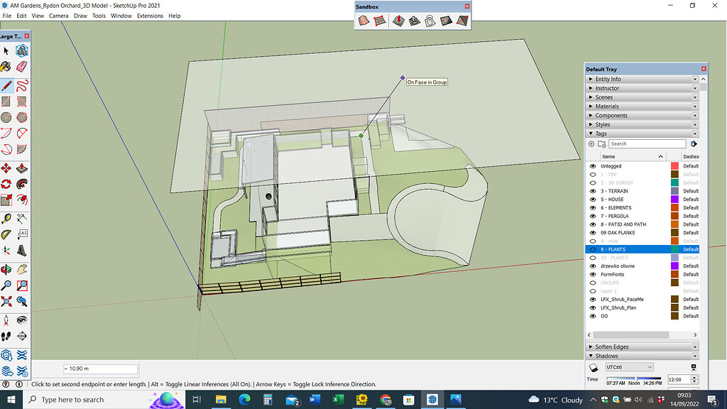 Drape tool creating a shape above my TIN Pro SketchUp Community