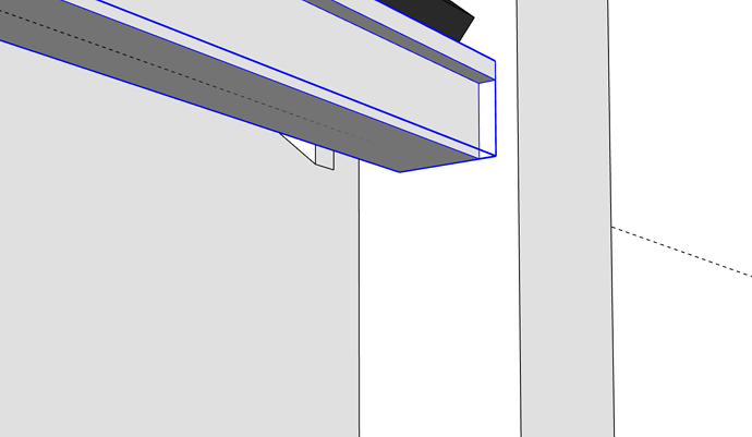 Notice how the guide line fades away