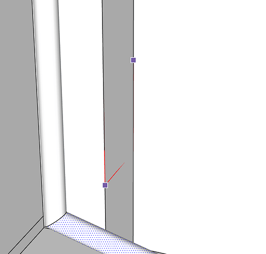 drawing a rectagle on the red axis