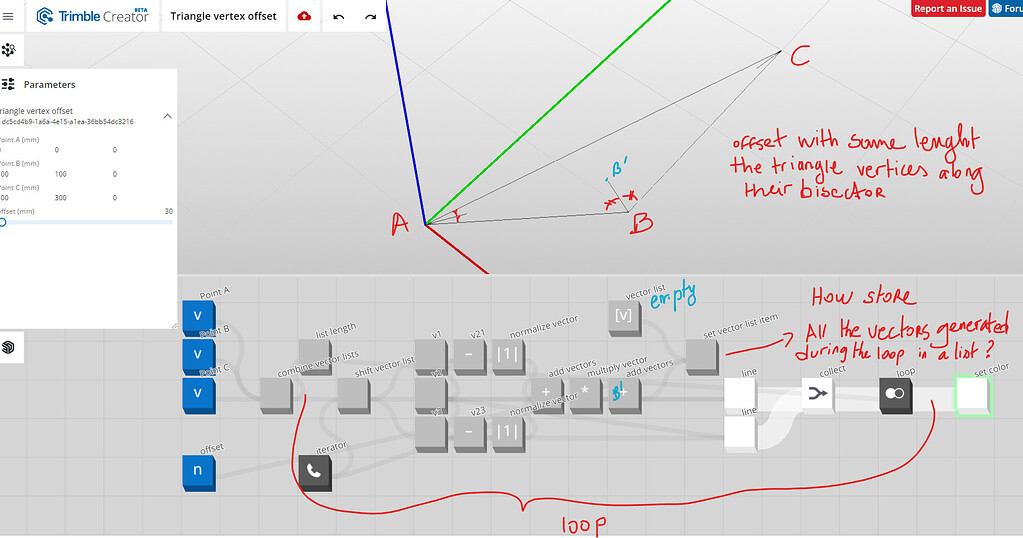 Set vector list item during a loop. How to get the changed list after