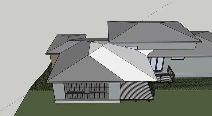 Model for Garage Roof extension