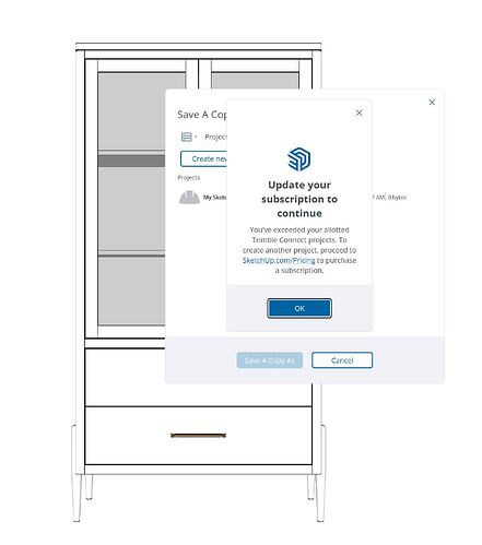 TRIMBLE SUBSCRIPTION ISSUE