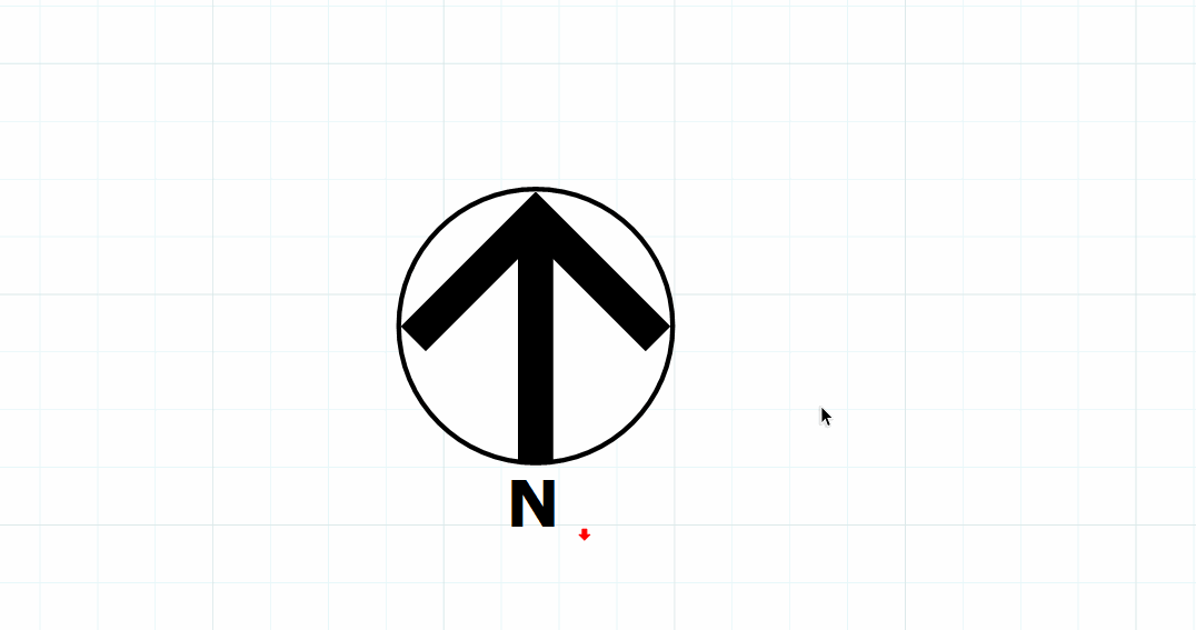 North marker turn LayOut SketchUp Community