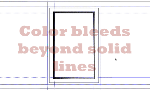 Color Keeps bleeding beyond the solid lines