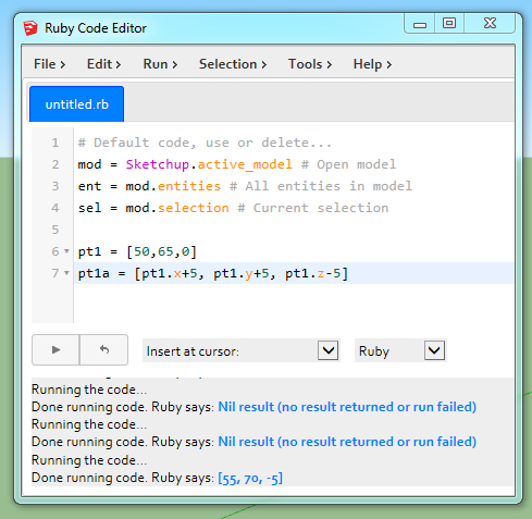 Extract coordinates of a point array - Ruby API - SketchUp Community