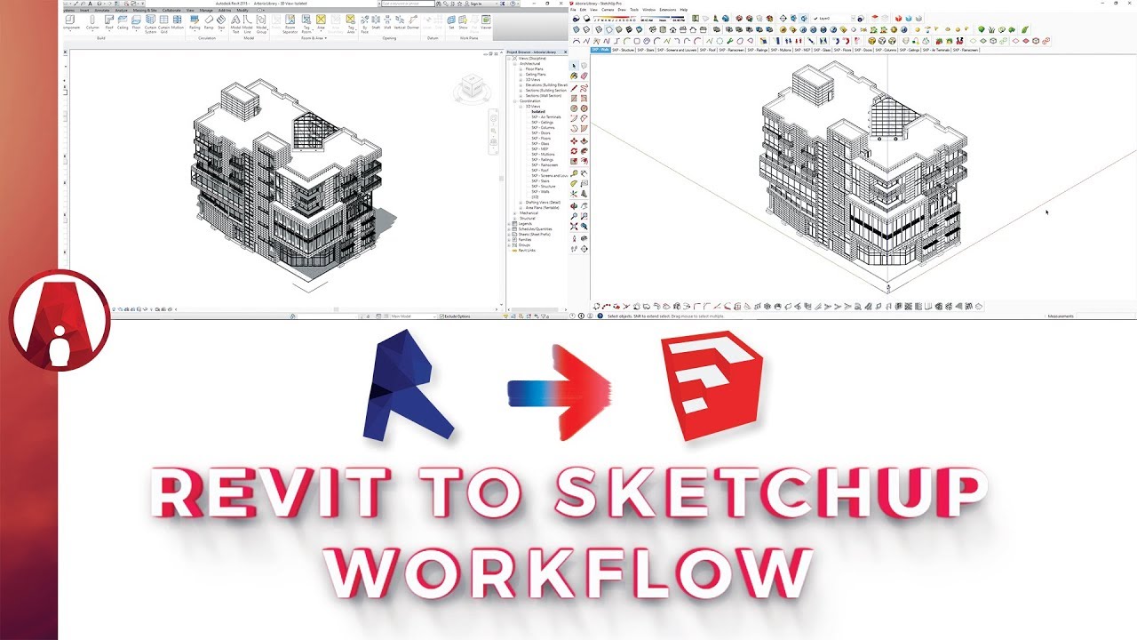 Các Phương Thức Nhập Mô Hình SketchUp vào Revit