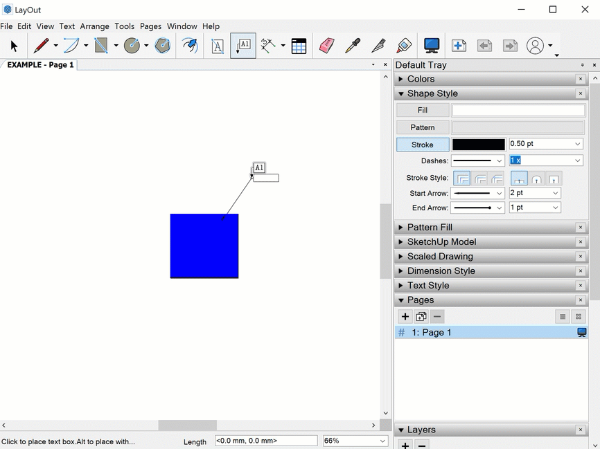 Layout Label Box Unclickable LayOut SketchUp Community