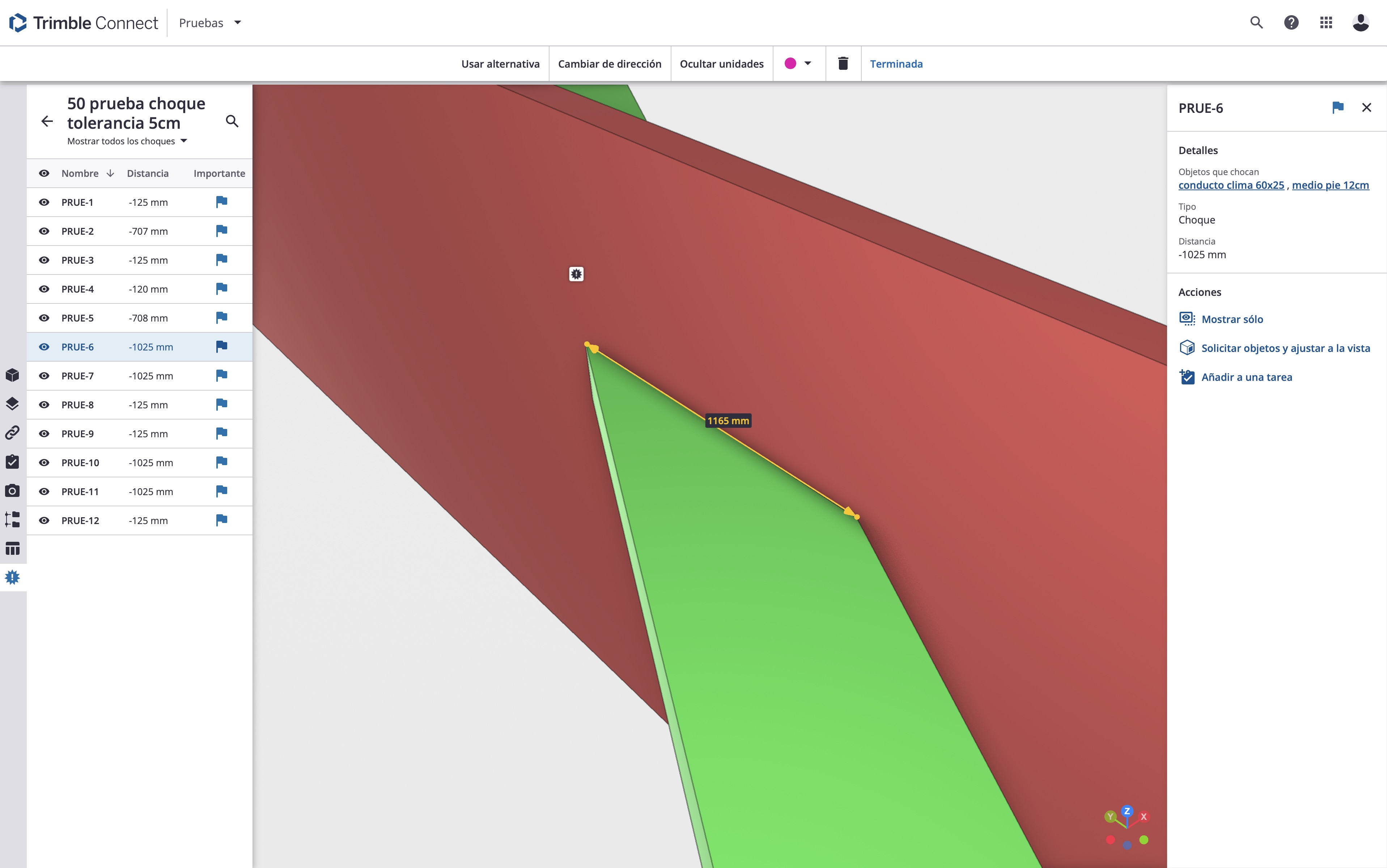 Distance Meaning On Clash Detection Trimble Connect SketchUp Community