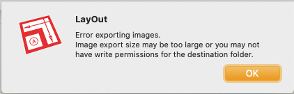 Export Error