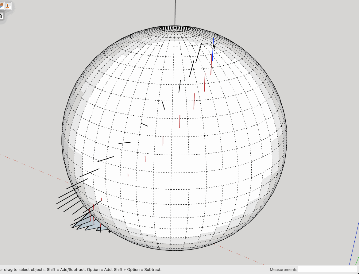 Showing The Normals Of A Curved Surface Pro SketchUp Community